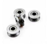 10 pezzi V624ZZ Cuscinetto 4x13x6mm V Groove 624 Ruota a rulli V624 Cuscinetti a sfere Puleggia for macchina da ricamo Cuscinetto in acciaio cromato