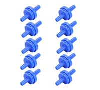 10 Pezzi Valvola di Ritegno Unidirezionale, Valvola di Ritegno in Plastica Per Tubo da 4 Mm Valvola di Ritegno Per Pompa Dell'ossigeno Dell'aria di Non Ritorno Per Acqua Olio Combustibile Gas Aria Liq