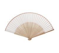10 PEZZI Ventaglio donna matrimonio wedding segnaposto con telaio in bam 00NN