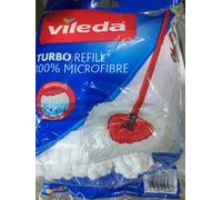 10 pezzi Vileda Ricambio per Turbo Refill 100% Microfibre