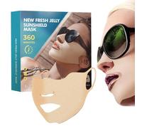 10 Pezzi Viso Toppa UV per Esterni Toppa per Viso da Golf Golf Protezione Solare Toppe in Gel per Il Viso Sport all'Aria Aperta Protezione Solare Toppe per Il Viso Effetto Anti-Sudore di Lunga Durata