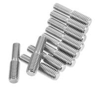 10 Pezzi Vite di Conversione in Acciaio Inox M8x20 a M10x20 | Riduttore Filettato per Mobili e Ferramenta, Argento, per Progetti Domestici e Lavorazioni su Tavole