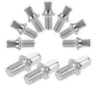 10 Pezzi Viti Chiave Rullante M6x10 Mm per Tamburo e Asse Pedale