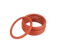 10 pezzi VMQ O Ring Guarnizione di tenuta Spessore 5mm Diametro esterno 15-155mm Rondella impermeabile isolata in silicone, 90x80x5mm