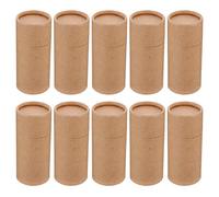 10 Pezzi Vuoto Kraft Carta Vaso Tubo Scatole di Cartone Contenitore Olio Essenziale Regalo Tubo Scatola da Tè per Regalo Tè Essenziale 100 Ml Verde