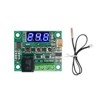 10 pezzi W1209 LED Termostato digitale Controllo temperatura Termometro DC 12V Modulo interruttore regolatore termico + sensore(Green)