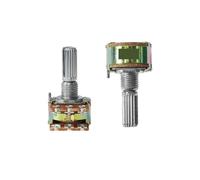 10 pezzi WH148 Potenziometro B50K B1K B2K B5K B10K B20K B100K B500K B1M Albero da 20 mm con dadi e rondelle Potenziometri lineari a 6 pin(1M Ohm)
