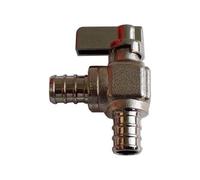 10 PEZZI XFITTING 1/2 "PEX Mini valvola a sfera ad angolo di chiusura a sfera, porta completa, 1/4 giro, ottone senza piombo