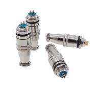 10 pezzi XS8 XS9 XS10 Connettore Push-Pull Circolare Connettore Rapido 2 pin 3 pin 4 pin 5 pin Contatto Placcato Oro Maschio e Femmina(XS10-2R)