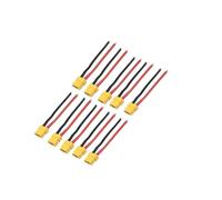 10 pezzi XT30 XT60 XT90 adattatore connettore maschio femmina adatto for FPV Quadcopter Racing Drone 10 cm 15 cm 16 AWG cavo in(F 12AWG 10CM XT90)