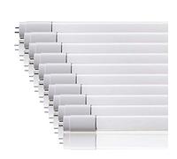 10 Pezzi ZoneLED SET - 60cm Tubo Neon LED - T8 G13-10W (sostituito tubo gas 18W) - Luce Bianca 6400K - 800 lm - Angolazione fascio luce >160°