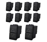 10 Pezzo Commutatore 220V 10A, Compatibile Con Bticino Living International, Colore Nero, Ideale Per Tapparelle Tende Motorizzate