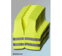 10 Pezzo Giubbotto Salvavita Gem It 471 Giallo Luce Texxor Gilet Alta Visibilità