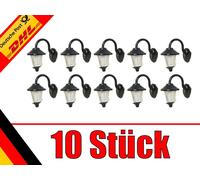 10 Pezzo Lampade da Parete LED Lampioni 1-flammig per H0 Case Edificio Set B03