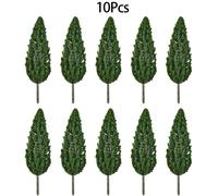 10 Pezzo Modello Pino Alberi 1:25 Per O G Scala Ferrovia Layout 15cm Profondo