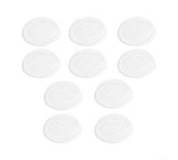 10 piattini in plastica PET per piante da interno per gestire il deflusso dell'acqua e servire come protezioni funzionali (25,4 cm)