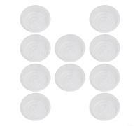 10 piattini in plastica PET per piante da interno per gestire il deflusso dell'acqua e servire come protezioni funzionali (15,2 cm)