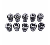 10 - Piece ER16 Spring Collet Set 1-10mm | Accurate Collets for CNC Milling/Lathe/Engraving | High Clamping Force & Stable Accuracy | Quick Change Design