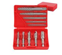 10-Piece Heavy-Duty Rustproof Universal Easy Out Screw Extractor Set | Bolt Extractor Broken Screw Remover Screw Extractor Set for Garage Workshop Plumbing Woodworking Repair Maintenance Factory