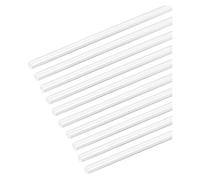 10 Pieces ABS Round Rod, White Plastic Solid Bar Length 250Mm Diameter 1-3Mm Suitable for DIY Sand Table Model, 3mm(Diameter 2mm)