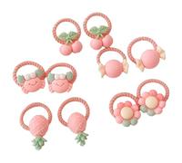 10 Pieces Bambino Elastico Fascia Dei Capelli Con Tema Di Frutta Chiaro Legami Per I Bambini Vari Acconciature Abbigliamento Quotidiano
