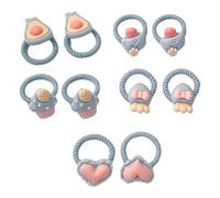10 Pieces Bambino Elastico Fascia Dei Capelli Con Tema Di Frutta Chiaro Legami Per I Bambini Vari Acconciature Abbigliamento Quotidiano