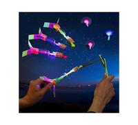 10 Pieces Magical Led Lights Arrow Rocket Helicopter Flying Toy