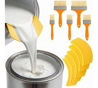 10 Pieces Set Pennelli Vernice Versamento Pulito Imbiancatura Riduce gli