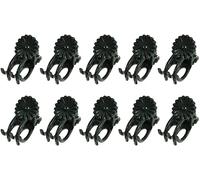 10 piezas Clips de soporte de plantas Clips de soporte de tomate de jardín Flor Vid Soporte de tallos Clips Orquídea Vides Crecimiento vertical Escalada para herramientas de jardín Color aleatorioDura