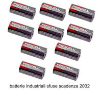 10 Pile 3v 123 Batterie Litio cr123 cr123a duracell varta procell eve a scelta
