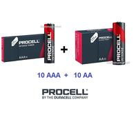 Duracell Batterie Alcaline PROCELL Stilo AA 1,5V LR06 - Conf. 10 pezzi
