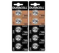 10 Pile batterie DURACELL 2032 CR2032 DL2032 BR2032 3V LITIO SPEDIZ. TRACCIATA