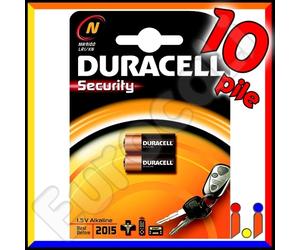 10 PILE DURACELL BATTERIE 1,5v MN9100N LR1 E90 MICRO STILO TELECOMANDO CANCELLO