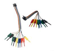10 Pin Hook Clip Set per Analizzatori Logici Caratteristiche 5 Sonde Colore per Test Circuiti con Pin Maschio e Femmina