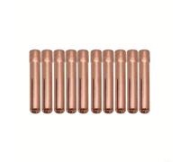 10 pinze TIG per torce WP9 WP20 WP25, supporti per elettrodi in ottone da 2,4 mm e 3,2 mm, kit di materiali di consumo per saldatura (Φ2,4 mm)