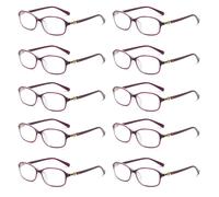 10 Pk da Donna Blu Luce Blocco Occhiali da Lettura per Computer Carta Lavoro