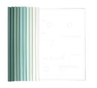 10 Plastica A4 Rapporto Copertina, Cartella Di File Con Barra Scorrevole, A4 Copertine Per Rilegatura, A4 Copertina Per Report Con Clip, per Casa, Scuola, Ufficio Documenti