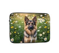 10 Pollice Borsa Del Manicotto Del Computer Portatile Impermeabile Antiurto Sacchetto Del Computer Borsa Della Cassa Del Computer Cute Pet Pastore Tedesco Borse Pelle Leggero