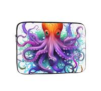 10 Pollice Borsa Del Manicotto Del Computer Portatile Impermeabile Antiurto Sacchetto Del Computer Polpo Colorato Pelle Borse Leggero Tablet Custodia