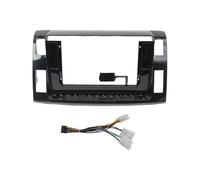 10 Pollici Telaio Auto Fascia Adattatore Canbus Scatola Decodificatore Radio Cruscotto Per Toyota Per Previa 3 XR50 Per Estima Per Tarago Cornice per fascia radio(Black RHD Cable)