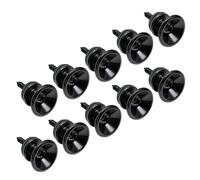 10 pomelli per tracolla per chitarra, cintura di sicurezza, lucchetto, ukulele acustico, banjo, basso, facile da installare