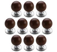10 pomelli rotondi da 25 mm, maniglie per cassetti e armadi con base in metallo, per camera da letto, bagno, camera dei bambini, decorazione per mobili, armadietti, guardaroba