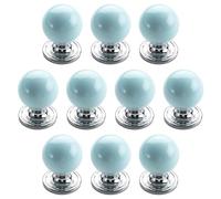 10 pomelli rotondi da 25 mm, maniglie per cassetti e armadi con base in metallo, per camera da letto, bagno, camera dei bambini, decorazione per mobili, armadietti, guardaroba