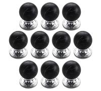 10 pomelli rotondi da 25 mm, maniglie per cassetti e armadi con base in metallo, per camera da letto, bagno, camera dei bambini, decorazione per mobili, armadietti, guardaroba