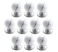 10 pomelli rotondi da 25 mm, maniglie per cassetti e armadi con base in metallo, per camera da letto, bagno, camera dei bambini, decorazione per mobili, armadietti, guardaroba