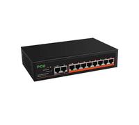 10 Port 100mbps Network Switch Home Switch Network Splitter for Surveillance Camera Us Plug