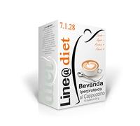 10 preprati in polvere monodose Line@diet per BEVANDE PROTEICHE: 10 CAPPUCCINO