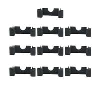 10 protezioni per estremità della rotaia, 35 mm DIN Rail Cut Out Protector, per montaggio industriale e hardware