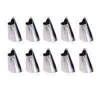 10 protezioni per le dita per tagliare alimenti, protezione per le dita in acciaio inox, protezione per le mani, per utensili da cucina