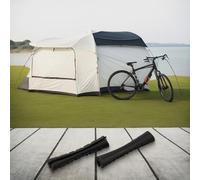 10 protezioni per telaio della bicicletta, coperture per tubi in filo metallico per una gestione efficiente dei cavi su mountain bike e bici da strada (nero)